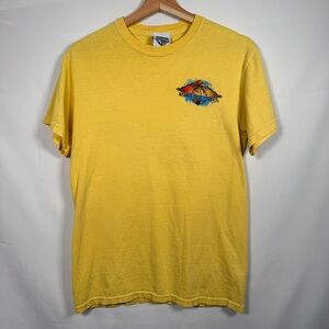 Vintage Warner Bros Yellow Short Sleeve Tee with Graphic‎
